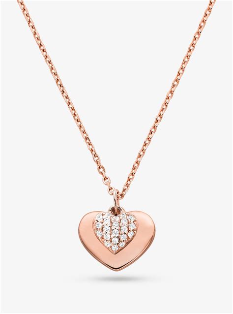 michael kors heart necklace|mk jewellers catalogue.